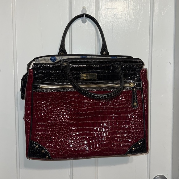 Crocodile print shoulder bag - Picture 1 of 7
